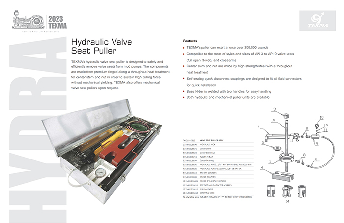 Hydraulic Seat Pullers